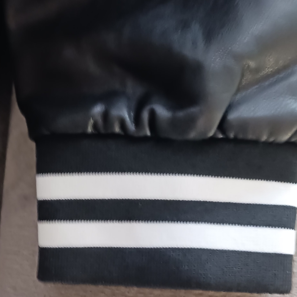 VIP Collection Black Leather Jacket - Picture 3 of 12